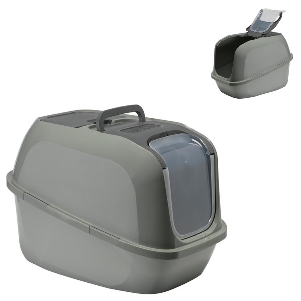 Moderna Mega Deluxe BK62 Green закритий туалет для великих котів 66х49х46 см (62373)